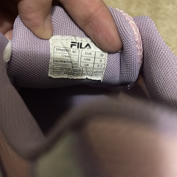 Fila Pink & Lilac Sneakers - Picture 5 of 5